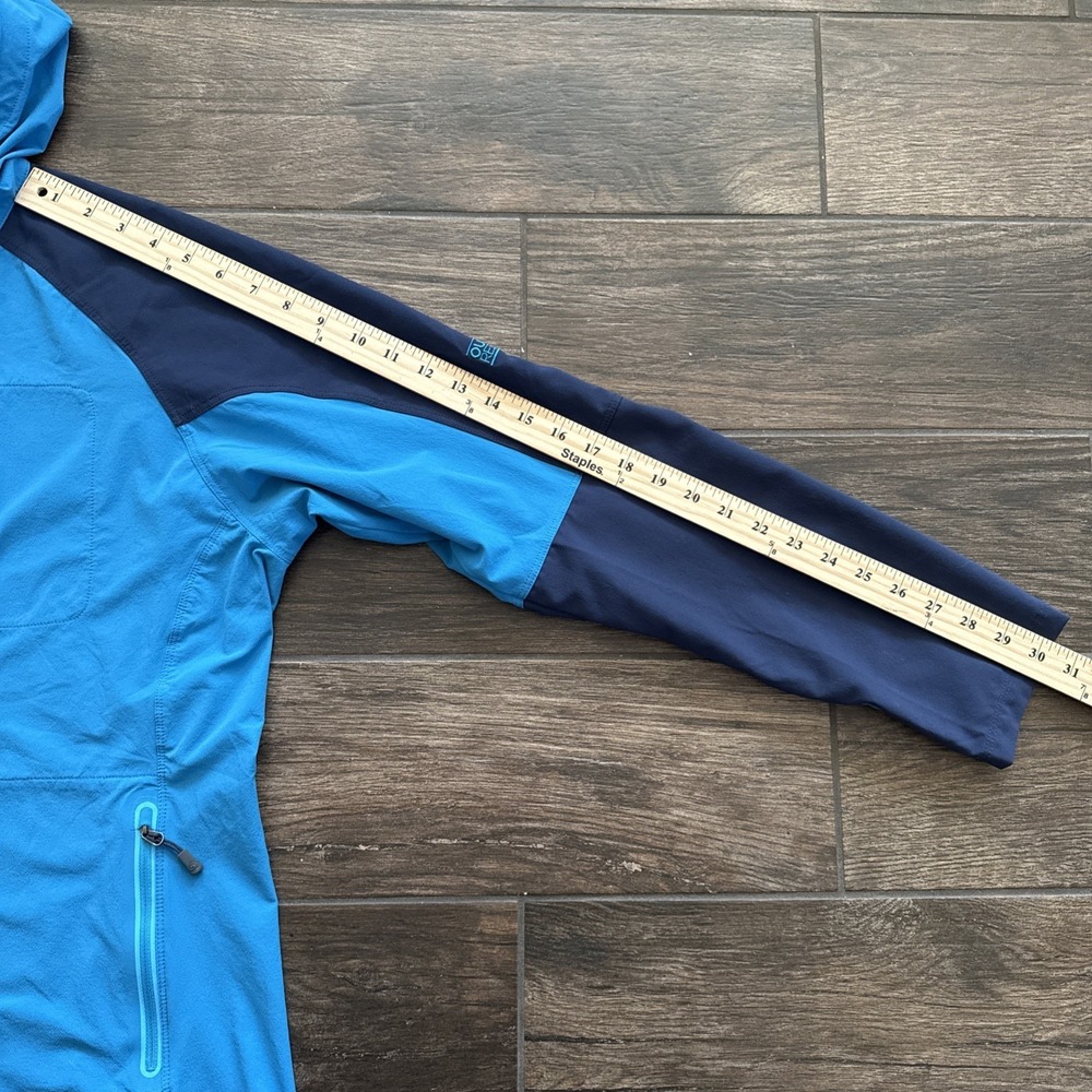 Outdoor Research Ferrosi Jacket Women XL Blue Lightweight Softshell Hooded - Picture 6 of 10